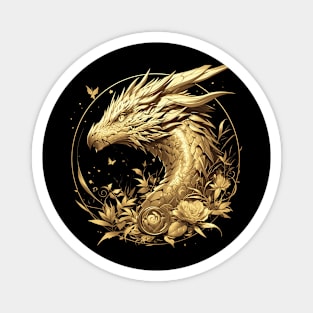 gold dragon Magnet